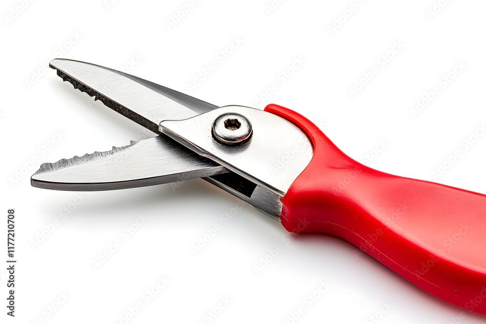 Red-Handled Scissors: Cut Precisely Red-Handled Scissors: Cut Precisely