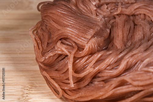 Yunnan special food Jianshui County red rice noodles photo