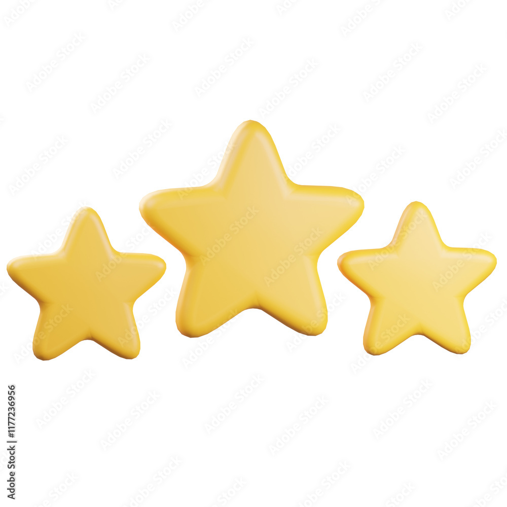 Obraz premium 3d emot star for streamer and discord high quality and uniq