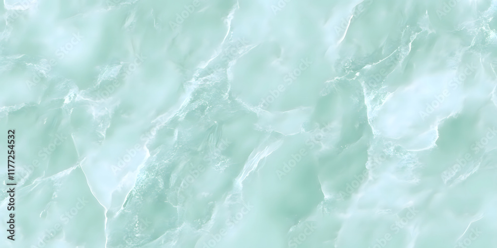 Obraz premium Calm Waves and Smooth Surface of Tranquil Aqua Ocean Water