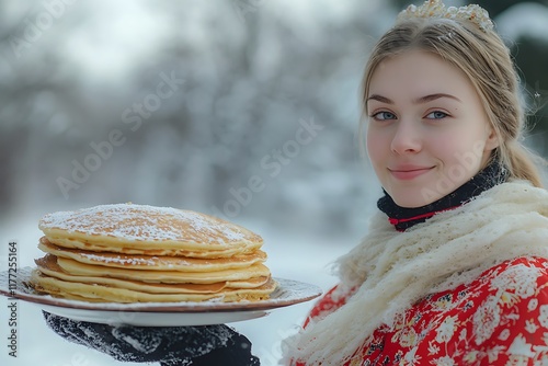 Winter Celebration with Pancakes photo