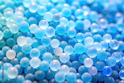 Reusable Silica Gel Beads: Heat Regeneration Process - Aerial View photo