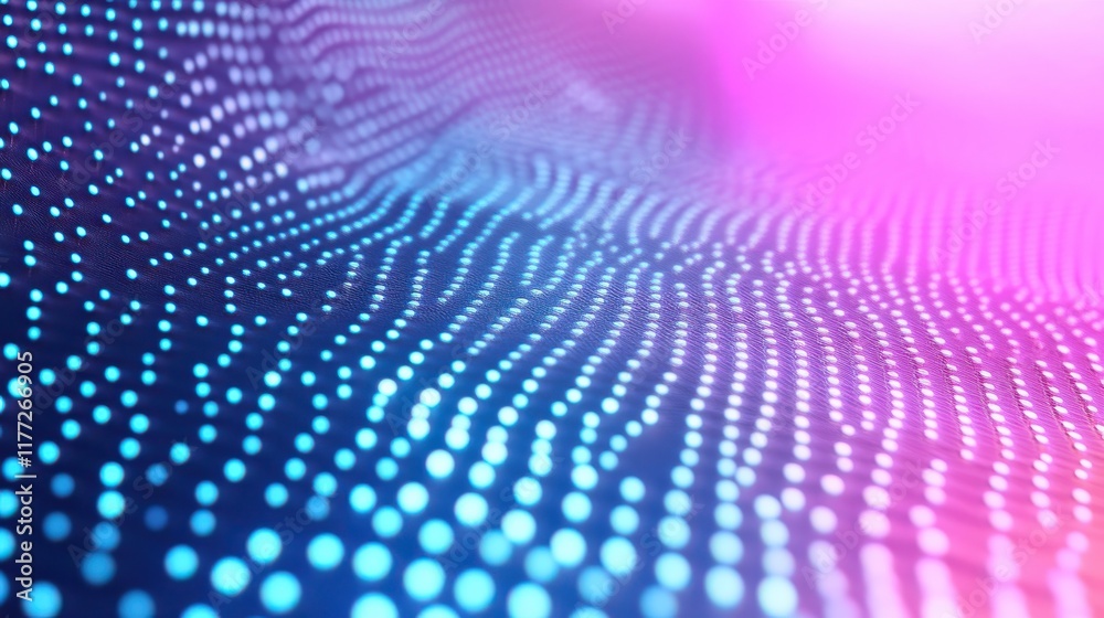 Abstract connected dots on bright blue background. Technology concept Abstract connected dots on bright blue background. Technology concept