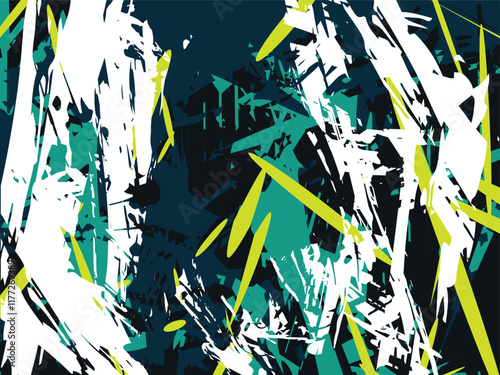 Abstract geometric background for sports, t-shirt, racing car livery