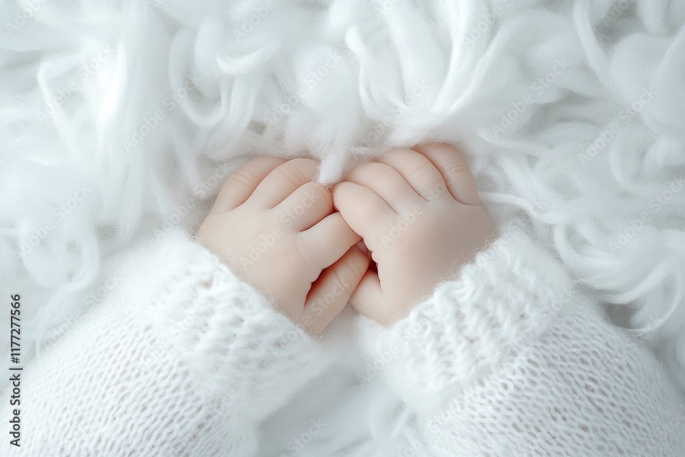 A hyper-realistic close-up of newborn twin hands clasping each other while lying on a soft blanket, with intricate details of their delicate skin A hyper-realistic close-up of newborn twin hands clasping each other while lying on a soft blanket, with intricate details of their delicate skin