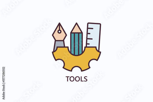 Tools Isolated Vector, Icon Or Logo Sign Symbol Illustration