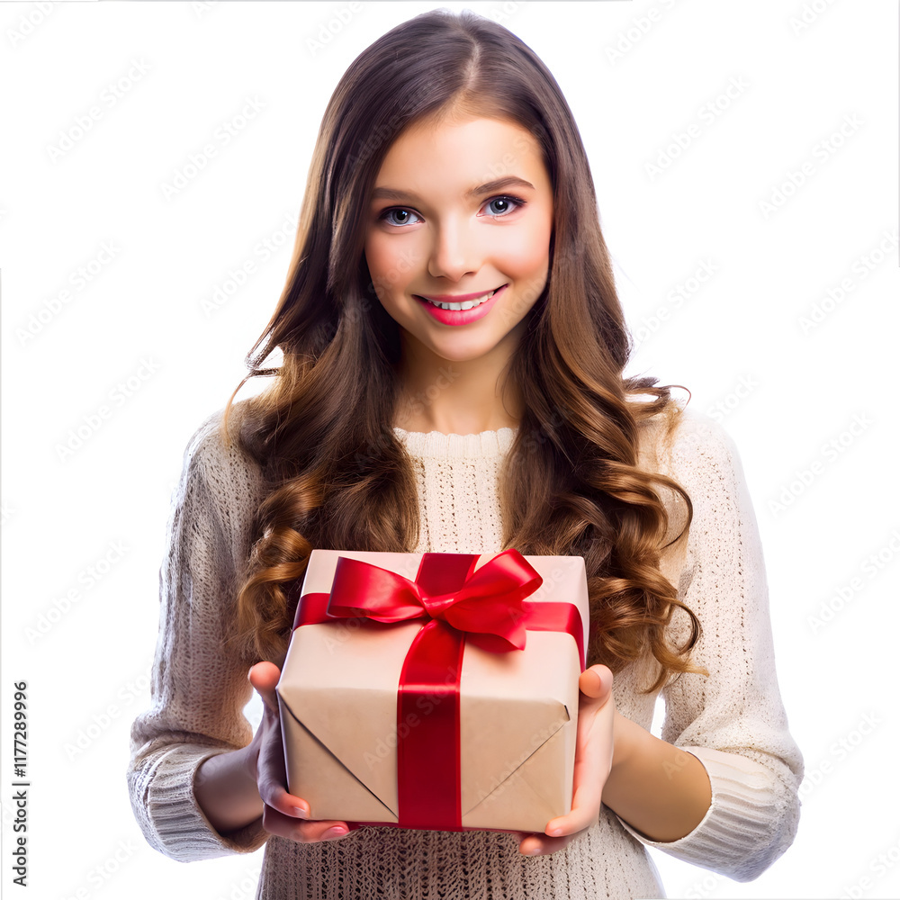 beautiful-girl-with-gift-box-on-white-background beautiful-girl-with-gift-box-on-white-background