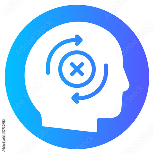 bad habits gradient icon