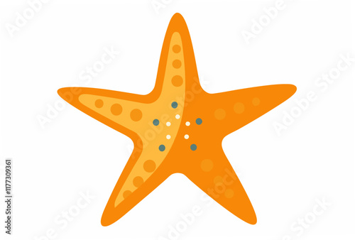 starfish isolated on white