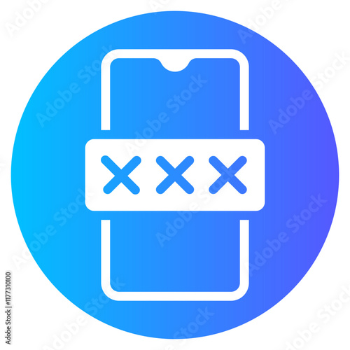 smartphone gradient icon