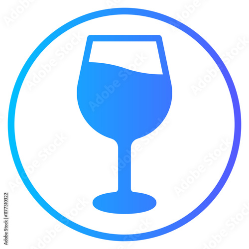 alcohol gradient icon