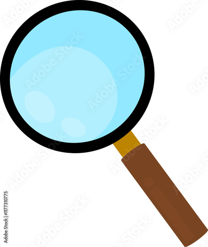 Magnifiying Glass Illustration