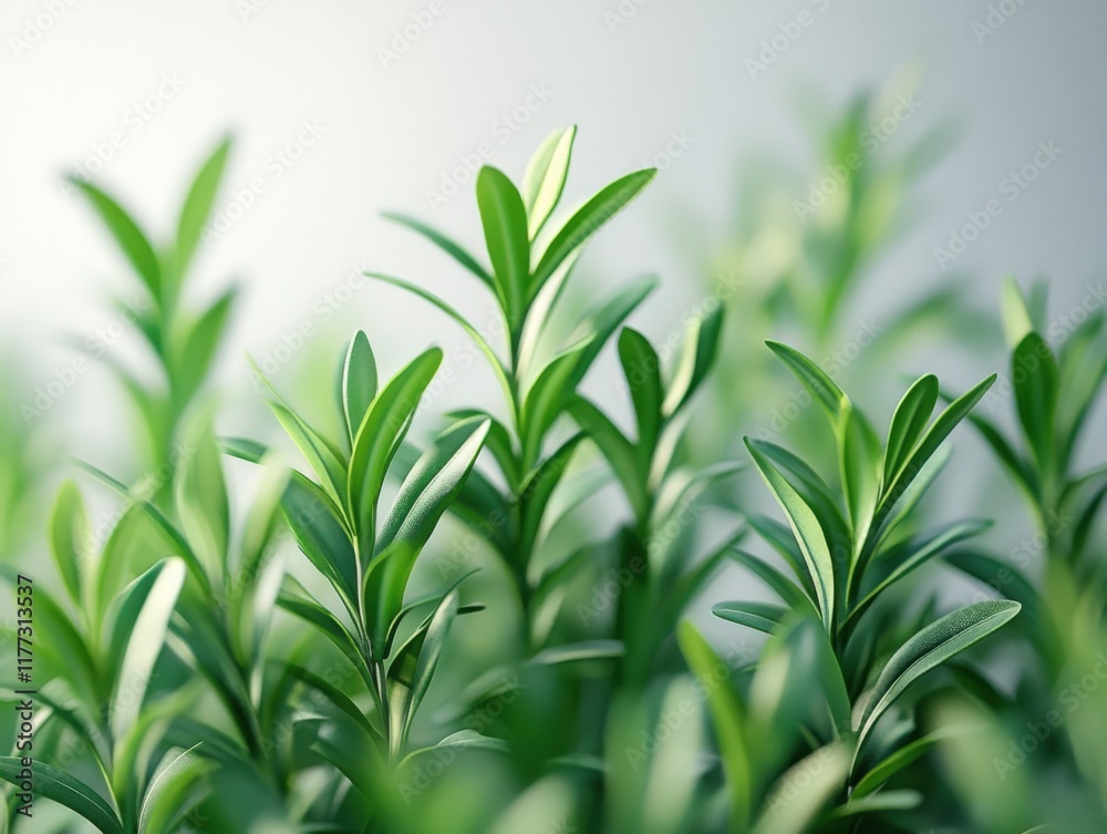 Obraz premium close-up of green plant leaves