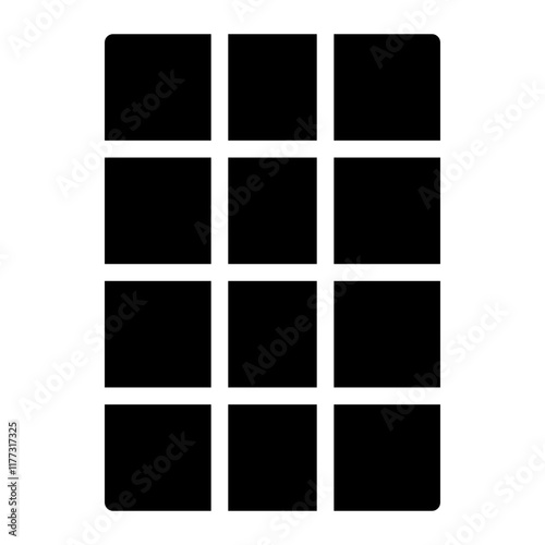 chocolate glyph icon