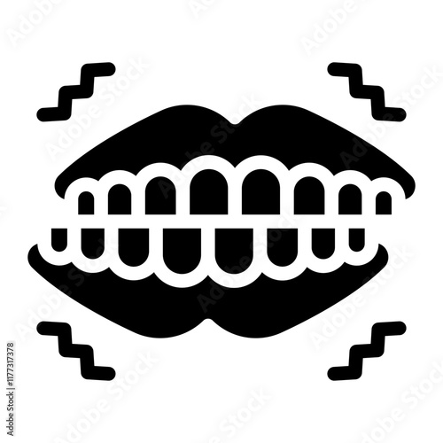 grinding glyph icon