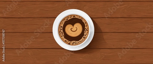 cup of coffee on table