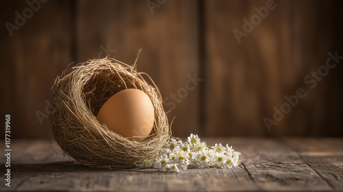 Sfondo per gli auguri di buona Pasqua. Spazio per testo o messaggio.