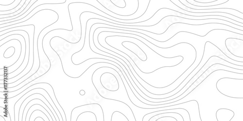Abstract wave paper curved reliefs background .gradient multicolor wave curve lines banner background design, topographic contours map background, Vector geographic contour map.	