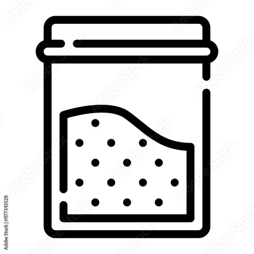 cocaine line icon