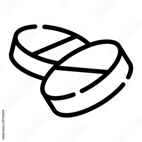 pill line icon
