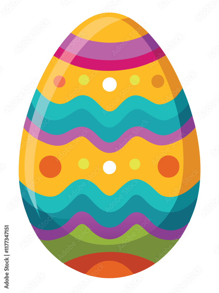 Easter day egg vector art on white background
Easter day egg vector art on white background