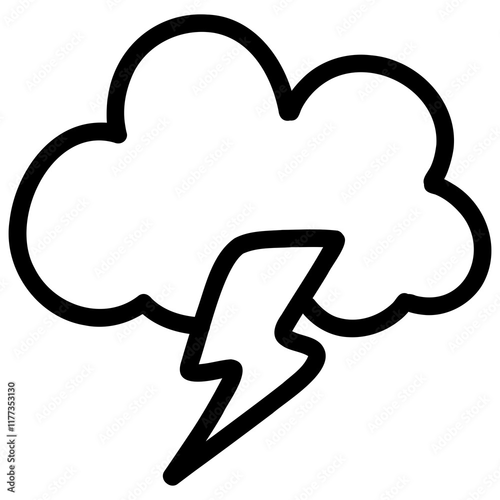 cloud with lightning