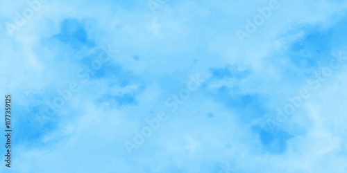 Gradient light white sky background with fluffy clouds, Nature landscape in environment day horizon skyline view, cloudy in sunshine calm bright winter air background.