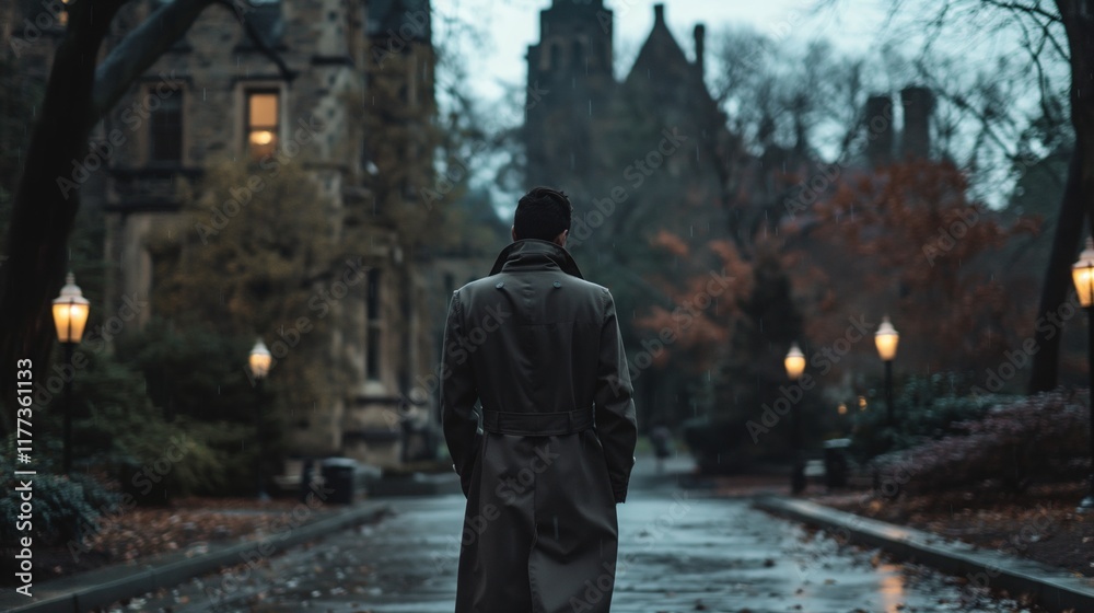 Mysterious Man in Trench Coat Mysterious Man in Trench Coat