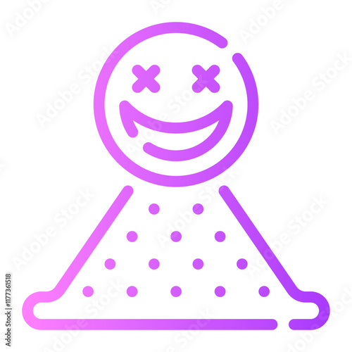 narcotic gradient icon