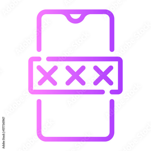 smartphone gradient icon