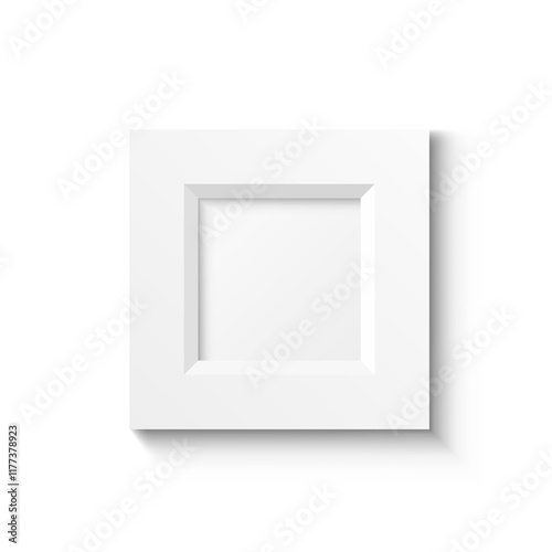 Rear photo frame.  Decorative element. Png