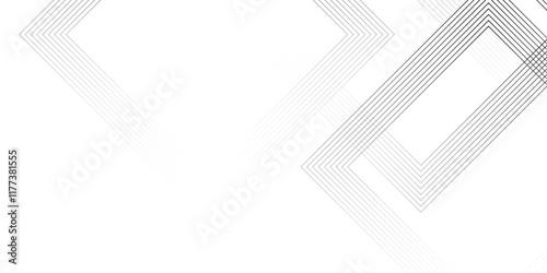 Simple abstract white square shape with futuristic concept background. Design for poster, template on web, backdrop, banner, brochure, website, flyer, landing page, presentation, certificate vector.