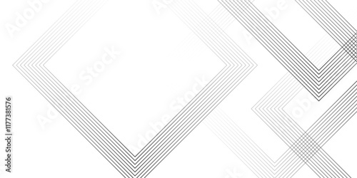 Simple abstract white square shape with futuristic concept background. Design for poster, template on web, backdrop, banner, brochure, website, flyer, landing page, presentation, certificate vector.
