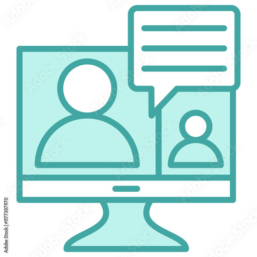 Online Communication Icon