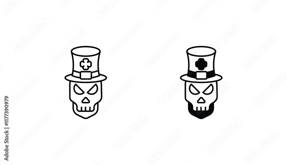 Day of the Dead icon design with white background stock illustration Day of the Dead icon design with white background stock illustration