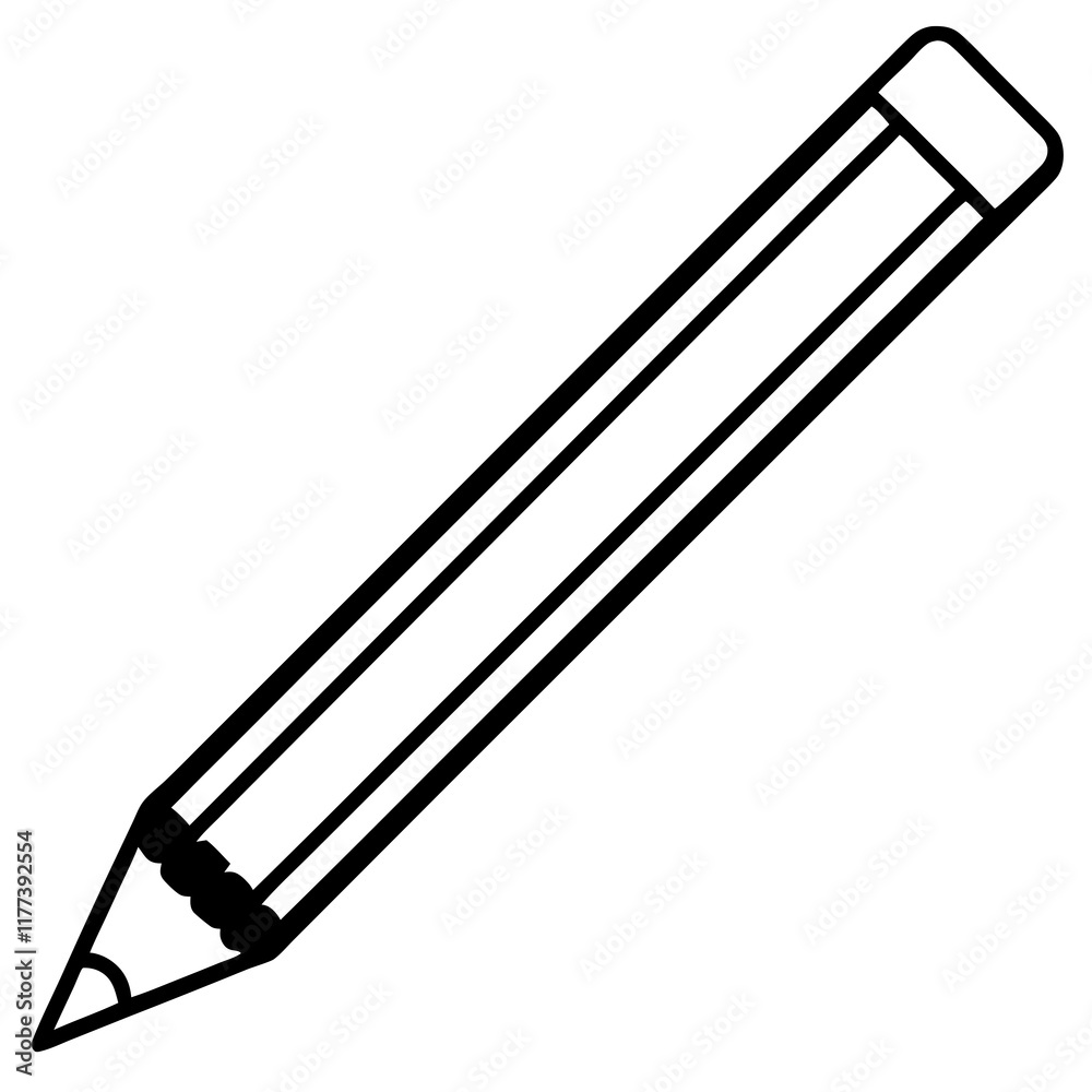 Simple and Stylish Paintbrush Line Art Vectors Simple and Stylish Paintbrush Line Art Vectors