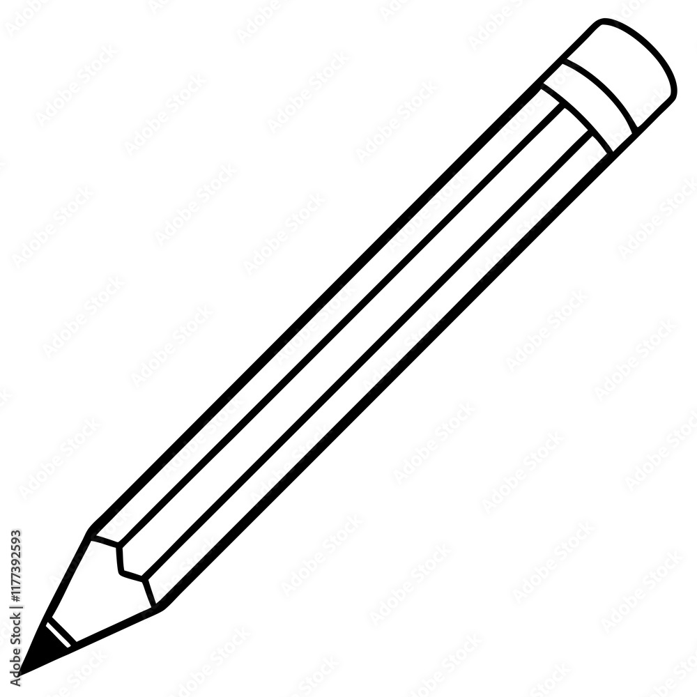 Simple and Stylish Paintbrush Line Art Vectors Simple and Stylish Paintbrush Line Art Vectors