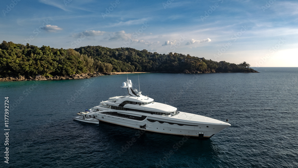 Obraz premium yacht in the sea