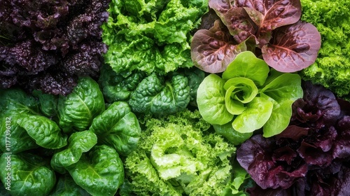 Vibrant Hydroponic Lettuce ...
