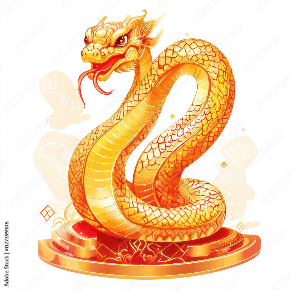 Obraz premium chinese new year snake