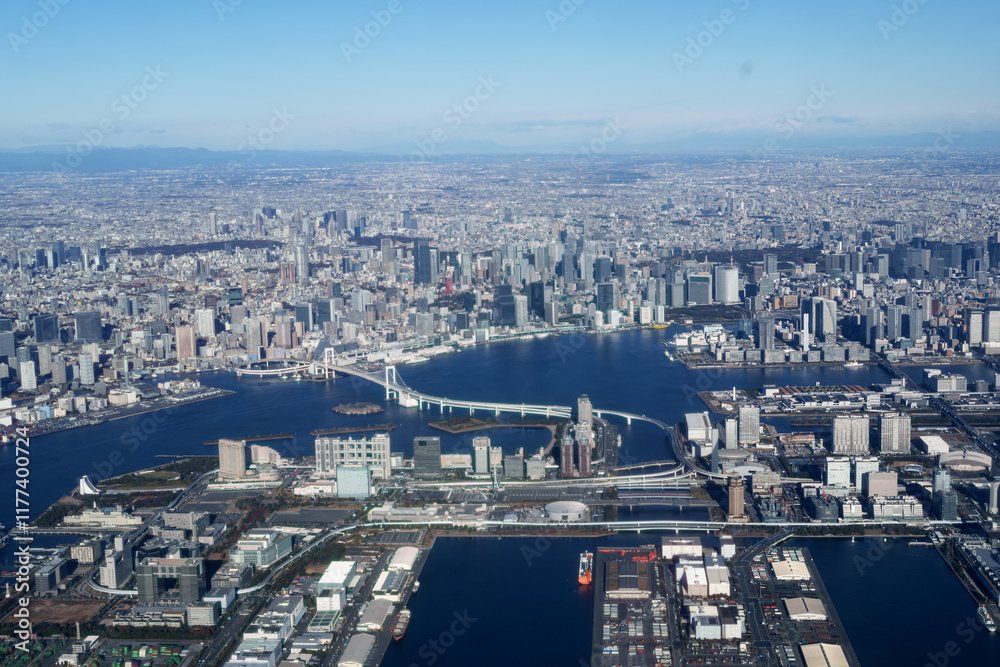 Obraz premium 東京 空撮