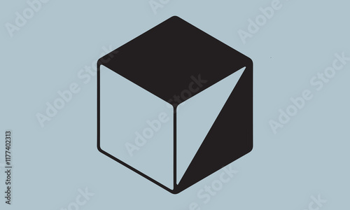 Box line vector icons Empty open shipping box or unboxing line art illustration Calligraphy Graphic Design,Handmade Calligraphy eps 10