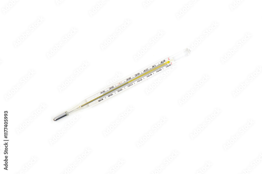 thermometer isolated on white thermometer isolated on white