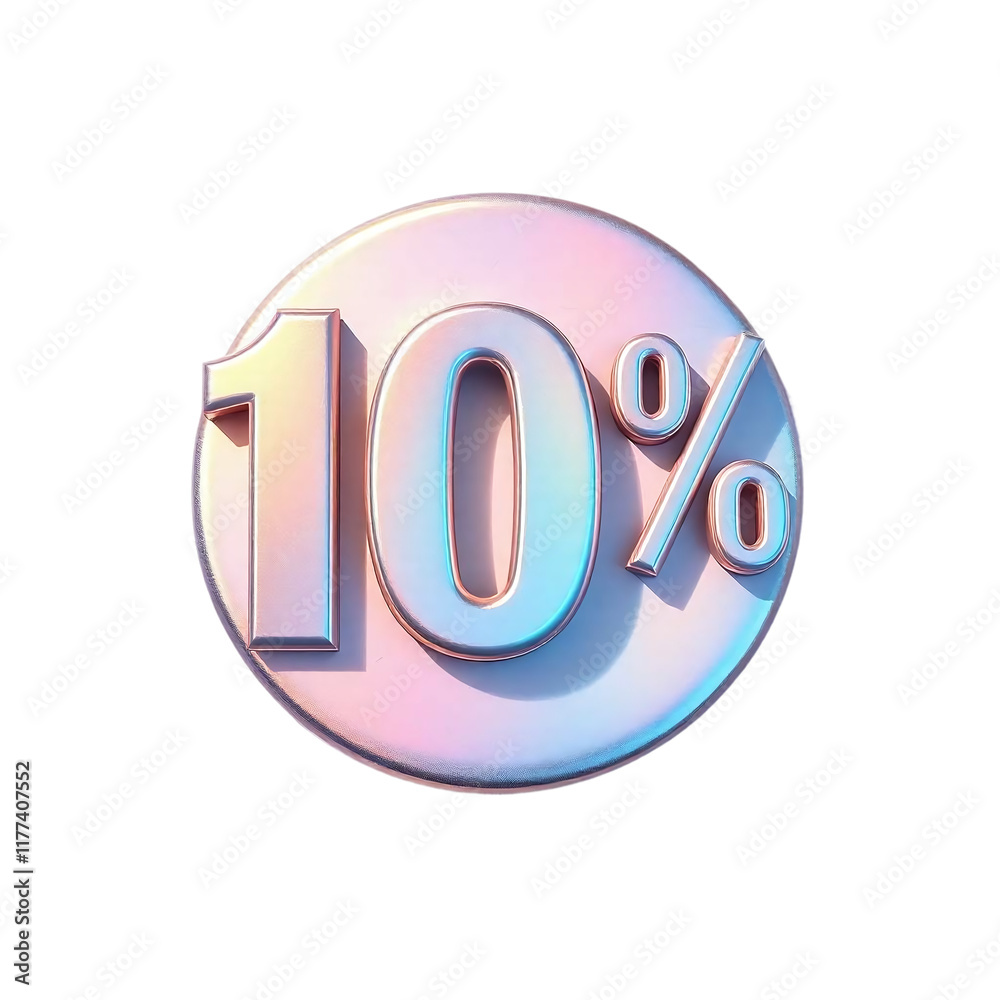 discount 10 % icon against white background discount 10 % icon against white background