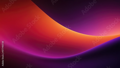 Abstract technology futuristic glowing curved line on dark blue background gradient flow background
7