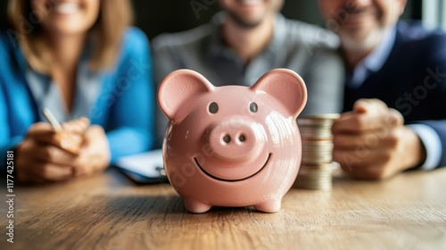 Financial Advisor Presenting Investment Options with Happy Clients