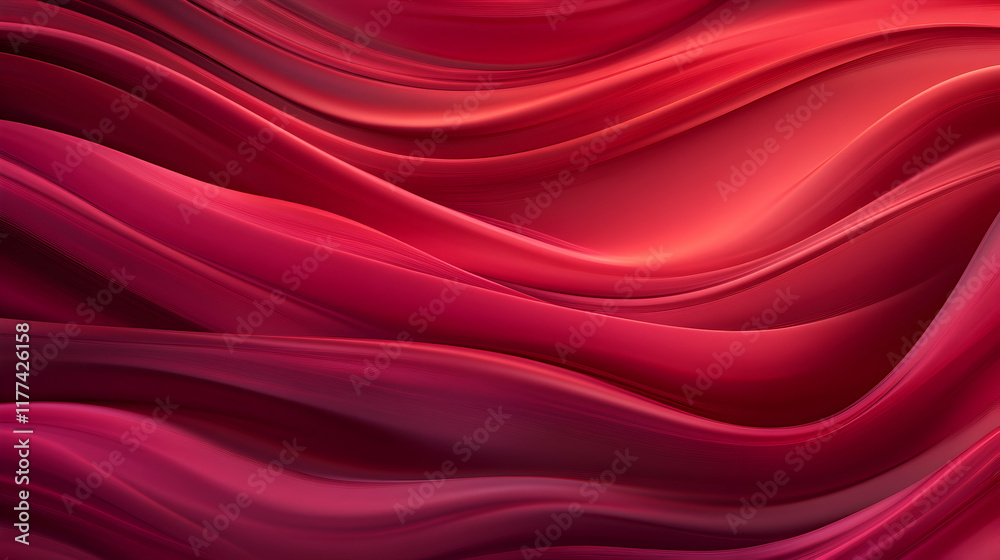 Fototapeta premium Abstract red wave background design, perfect for website banners, presentations, and marketing materials.