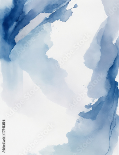 abstract light blue splash background - Generative AI