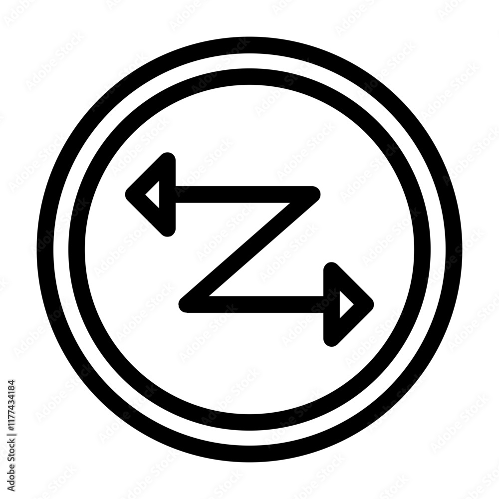 Zig Zag Icon Zig Zag Icon