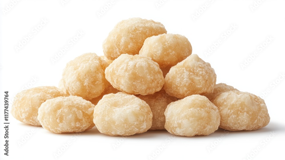 Pile of Sugared Macadamia Nuts Pile of Sugared Macadamia Nuts